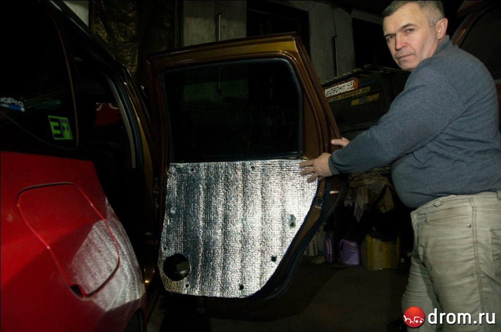 утеплитель двери для авто машины автомобиля теплоизоляция звукоизоляция 10 мм