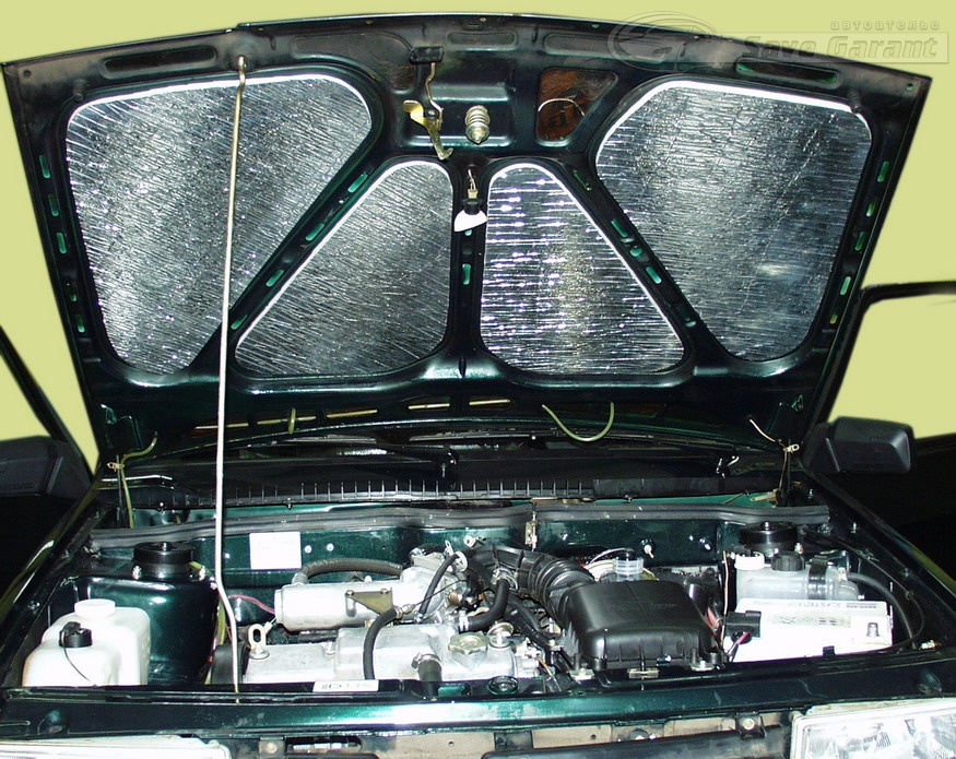 утеплитель капот для авто машины автомобиля теплоизоляция звукоизоляция 4 мм 
